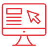 Display the results graphically in a web interface